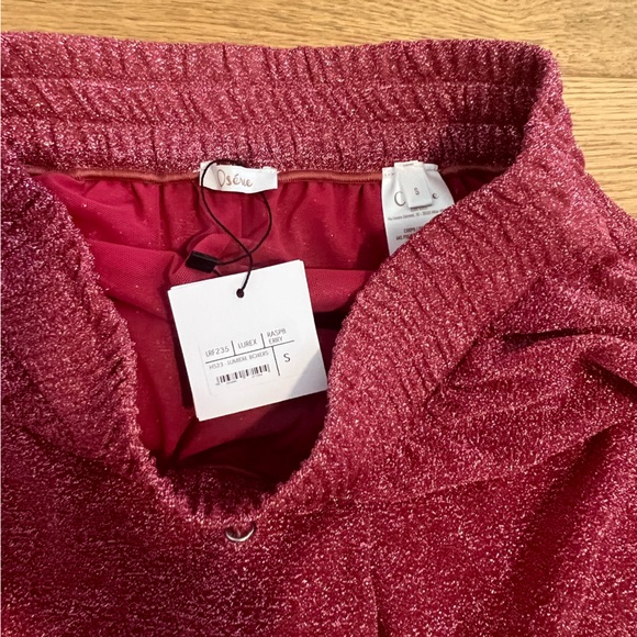 NWT Oseree Lumiere Pink Raspberry Shorts | Beach Cover Up - Picture 3 of 7